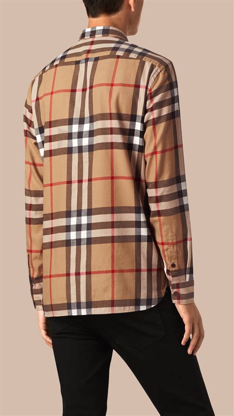 men burberry tee shirt|Burberry flannel shirt men's.